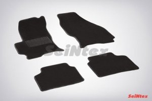 Коврики в салон на Ford Mondeo III г.в. с 01-06 ворсовые на рез. основе LUX черные (4шт) Seintex