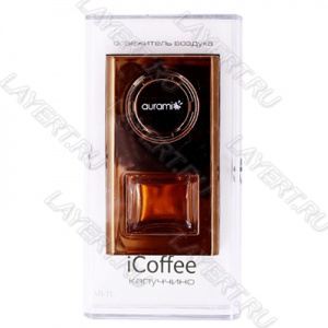 Ароматизатор жидкостной I-Coffee"Капуччино"на дефлектор (6,5мл) Aurami