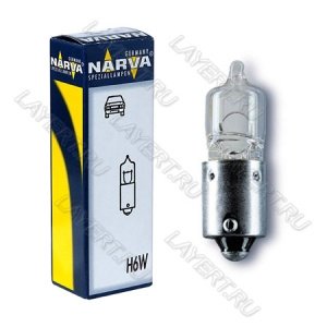  H6W (BAY9s) Halogen Long Life 12V Narva 68162