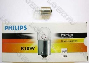  R10W (BA15s) Premium 12V Philips 12814CP