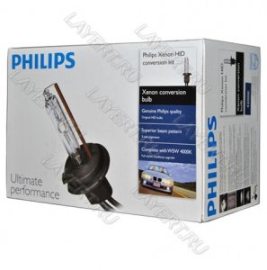   D2-H1(35) P14.5s Xenon 6000K (2+2 W5W 4000K Blue Vision) 12V Philips 85810L