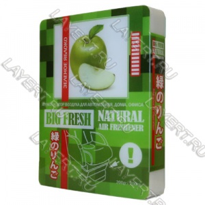 Освежитель воздуха гелевый Big Fresh"Зеленое яблоко"(200г)