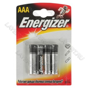 Элемент питания (батарейка) тип "AAA" Alkaline Base 1.5V Energizer LR03 (1шт)