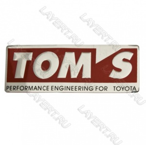  "TOM*S Performance Engeneering for Toyota" Aluminium 125*45