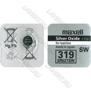   () SR527SW Saline 1,55V  Maxell 319 (1)