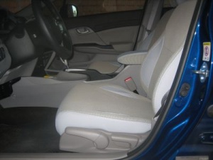 Чехлы сидений HONDA Civic (NEW) (седан) комбинированные