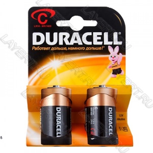 Элемент питания (батарейка) тип "C" Alkaline New 1.5V Duracell LR14 (1шт)
