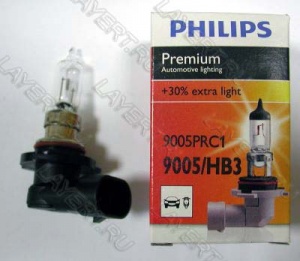  HB3/9005 (65) P20d+30% Premium 12V Philips 9005PRC1