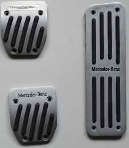 Накладки на педали МКПП к-т. Mercedes-Benz