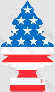 Освежитель воздуха Ёлочка"Американский флаг" 