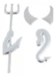 Эмблема металлическая "Посейдон" Wiiix N32