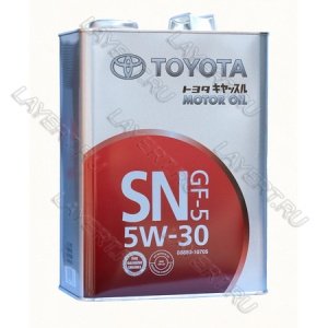   Toyota 5W30 SN/GF-5 (4) 08880-10705